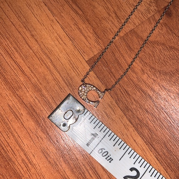 Coach Pave Signature Necklace - Picture 6 of 8